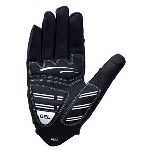Black <b>full</b> Finger Cycling Gloves Breathable Anti <b>Slip</b> Gel Palm Riding Gloves for Bicycle Outdoor Sports - Product Image 4