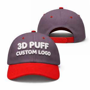 Casquettes streetwear personnalisées, dos en mesh respirant, séchage rapide, style snapback réglable, casquettes de baseball, impression 3D en relief - Product Image 2
