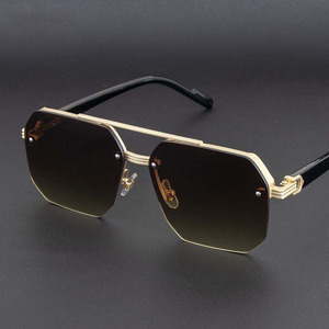 Luxury Wholesale Fashion <b>Sunglasses</b> Men Design Half Frame UV Resistant Sunshade Fishing <b>Sunglasses</b> for Men and Women <b>Sunglasses</b> - Product Image 5