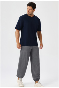 Camiseta Casual para Hombre, 100% Algodón, Transpirable, con Patrón Geométrico, Manga Corta, de la Mejor Calidad, a la Moda, Venta al Por Mayor - Product Image 6