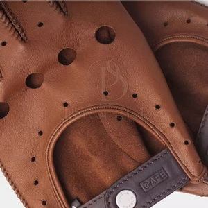 Guantes de conducción para hombre con diseño de palma antideslizante para un control superior del volante y comodidad duradera durante la conducción. - Product Image 5