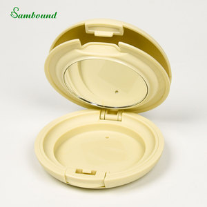 Custom 10G Cute Powder Compact With Compartment Matte Touch Paint 3D Printed Patterns Empty Setting Powder Case Best Price OEM - Product Image 5