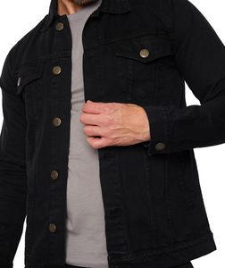 Cheap Wholesale Latest Hot Selling Fancy <b>Denim</b> <b>Men's</b> Cotton Make Jeans <b>Jacket</b> For <b>Men</b> Winter <b>Jacket</b> - Product Image 3