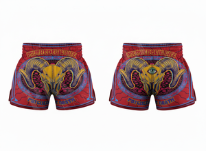Shorts de Muay Thai en polyester de qualité supérieure pour hommes, satin polyester, combat, kickboxing, entraînement MMA, séchage rapide, shorts d'été par sublimation - Product Image 5
