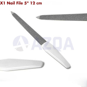 Professional Stainless Steel Podiatry Toenail Tools <b>Kit</b> Set of 6 Ingrown <b>Nail</b> Cutter Lifter File Scissor Pedicure Set - Product Image 5