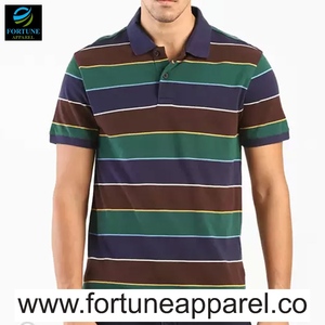 เสื้อโปโลผู้ชาย PLM252 สำหรับฤดูร้อน สไตล์ลำลอง ธุรกิจ ระบายอากาศได้ดี ผลิตจากผ้าถักโพลีเอสเตอร์/คอตตอน  ลายเรียบ ปักลาย  ปกเสื้อพับได้ ติดกระดุม - Product Image 1