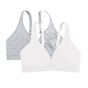 Wholesale Front Logo Breathable <b>Open</b> Back Brushed Women Yoga Gym <b>Bra</b> Activewear Racerback - Product Image 1