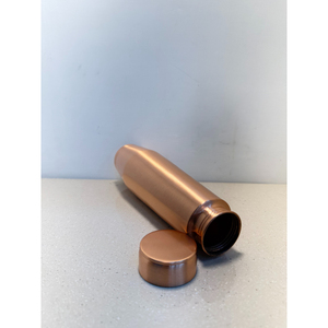 Handcrafted Pure Copper Water <b>Bottle</b> for Ayurveda Wellness Leak-Proof Jointless and Eco-Friendly Copper <b>Flask</b> for Office - Product Image 3