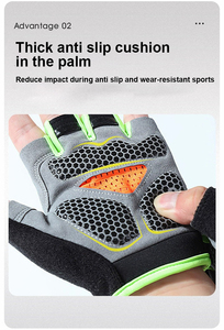 Factory Manufacturer Warm Fingerless Shock Absorbing Riding Custom Colors Custom Logo High Quality Male - Product Image 4