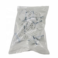 Installation facile Clips de câble R blancs Pince de câble en plastique à clous Serrure positive à encliquetage réglable Peut contenir 4 câbles électriques