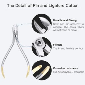 Orthodontic Dental Surgical Instruments German Stainless Steel <b>Tungsten</b> Carbide Inserts Hard Wire Cutter Plier TC Tip Standard - Product Image 5