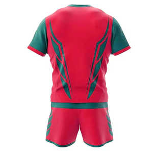 Tenues de rugby de qualité supérieure, kits de rugby personnalisés OEM, maillots respirants, shorts de haute qualité, impression par sublimation 100% - Product Image 5