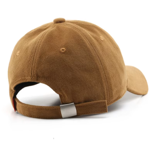 Casquette de baseball vintage en toile délavée à 5 panneaux, noire et bleu marine, avec broderie sportive promotionnelle et boucle métallique, pour adultes unisexes - Product Image 5