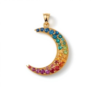 Colgante de Oro Sólido de 14K con Forma de Corazón, Estilo Clásico, Joyería Fina de Lujo, Diseño Personalizado para Fiestas - Product Image 6