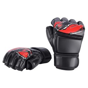 Professional MMA Grappling <b>Gloves</b> Open Finger Wrist Support Design - Product Image 1