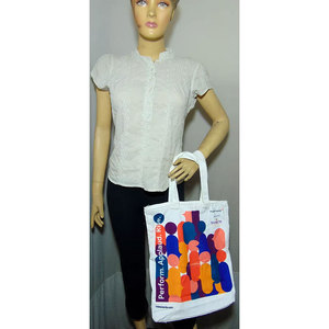 Custom Printed Bohemian Style Reusable Cotton <b>Canvas</b> Shopping <b>Bag</b> Eco-Friendly Stylish <b>Large</b> Capacity Tote <b>Bag</b> for Daily - Product Image 3