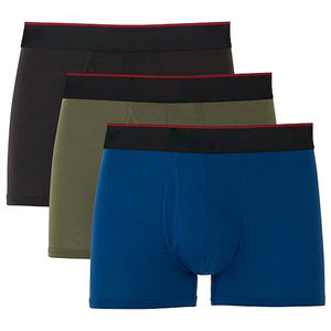 Calzoncillos Boxer Largos de Alta Calidad con Logotipo Personalizado OEM ODM, Marca Privada, Talla Europea, Ropa Interior Masculina de Fibra de Bambú - Product Image 1