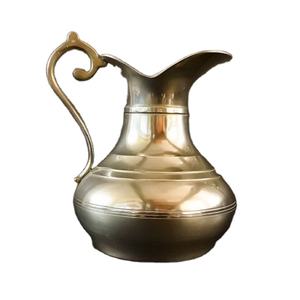 Grande carafe à eau en cuivre artisanale, pot gravé vintage pour hôtel, restaurant, vaisselle, décoration intérieure, ustensiles de cuisine - Product Image 1