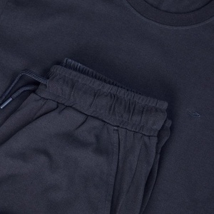 Ensemble T-shirt et short pour homme, vente en gros, tenue décontractée d'été deux pièces, couleur unie, streetwear, tenue de sport et de détente, direct usine - Product Image 6