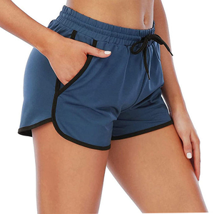 Shorts de yoga sans couture pour femmes, taille haute, contrôle du ventre, pour la course, l'entraînement et la gym, vente en gros, séchage rapide, short de fitness athlétique pour femme - Product Image 5