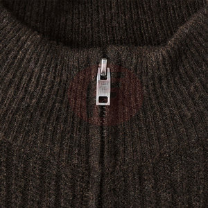 Comfortable Men <b>Quarter</b> <b>Zip</b> <b>Sweater</b> Mock Neck Long Sleeve Knit Winter Warm Casual Lightweight Breathable 100% Cotton - Product Image 5