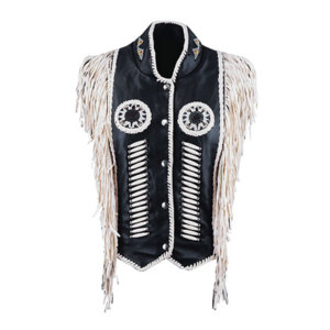 Womens Vintage <b>Fringe</b> Vest Leather <b>Suede</b> Cowboy Western Sleeveless <b>Jacket</b> Tassel Rodeo Festival Fashion Premium OEM - Product Image 6