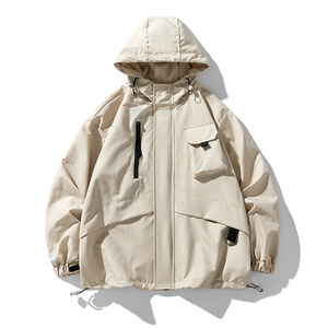 Veste de chasse imperméable coupe-vent en toile, résistante à l'eau, respirante, séchage rapide, multi-poches, pour la randonnée hivernale en plein air - Product Image 1
