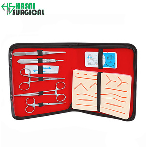 Kit de Práctica de Sutura Manual de Acero Inoxidable - Juego de Instrumentos para Procedimientos Quirúrgicos ORL, Uso Hospitalario - Product Image 3