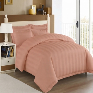 Royal Cream <b>Satin</b> Bedding Set T-250 <b>Satin</b> 100% Cotton Solid Woven Breathable All-Season Simple Style Home Use - Product Image 2