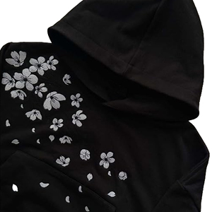 Sweat-shirts à capuche brodés en gros, design personnalisé, molleton de coton premium, unisexe, OEM ODM, vêtements à marque privée pour homme - Product Image 2