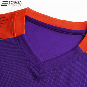 Ensemble d'uniformes de football personnalisés 100% polyester pour adultes, maillots de France avec logo personnalisé imprimé, impression numérique, respirant, service OEM - Product Image 5