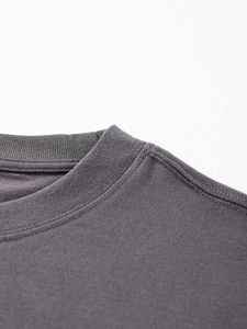 T-shirts en jersey 100 % coton de haute qualité, épais, imprimés, unis, anti-plis, respirants, grandes tailles, personnalisables pour hommes - Product Image 2
