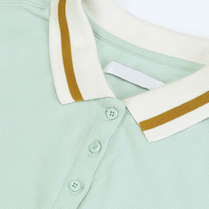 Camiseta Polo de Algodón para Mujer, Suave y Transpirable, Cuello Casual, Cómoda para Uso Diario, Ropa de Moda para Todo el Día - Product Image 3