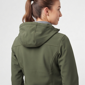 Chaqueta Softshell para Mujer, Impermeable, Cortavientos, para Senderismo y Deportes al Aire Libre, con Logotipo Personalizado, Chaquetas Softshell de Lluvia al Por Mayor para Damas - Product Image 4