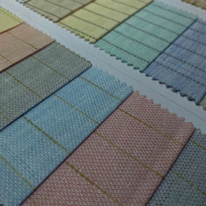 Tissu de chemiserie Linesta Premium aspect lin D N° 101 102 103 - Product Image 1