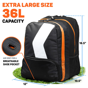Sac à dos de sport personnalisé avec logo, pour basketball et football, sac à dos de football OEM personnalisé avec compartiment porte-ballon - Product Image 5