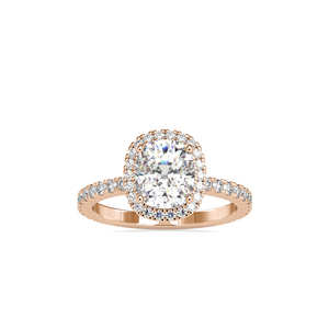 S925 Silver <b>Cushion</b> Shape Diamond Accent Wedding <b>Statement</b> Women Moissanite Ring - Product Image 1