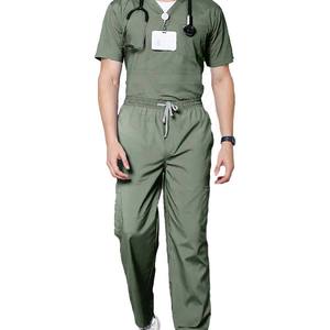 <b>Doctors</b> And Nurses Female Scrub Nursing Uniform Scrub <b>Sets</b> Skin Friendly Scrub Man Medical Nursing Scrub Uniforms <b>Sets</b> - Product Image 6