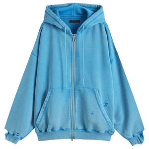 Wholesale Heavyweight Cotton <b>Zip</b> Up Hoodie Puff Print Custom Logo Men's Streetwear Factory Direct - Product Image 4