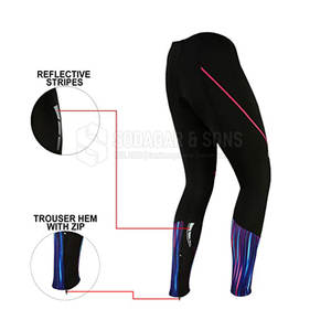 Pantalones de Ciclismo Acolchados de Alto Rendimiento con Diseño de Compresión y Acolchado Absorbente de Impactos - Product Image 4
