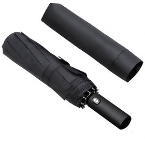 DD3559 Paraguas Plegable Triple Automático, Resistente al Viento y al Agua, Estilo Campestre, para Exteriores, Gran Venta - Product Image 1
