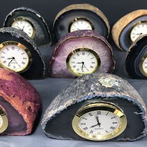 Compre un Reloj de Ágata Natural Hermoso y de Primera Calidad para Regalar a Alguien o para Decoración del Hogar u Oficina - Product Image 5