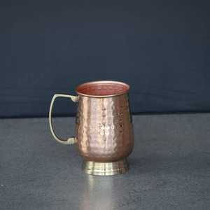 Ensemble de tasses à Moscow Mule en cuivre 550 ml, finition martelée, boîte cadeau, passe au lave-vaisselle, écologique, vaisselle de fête, tasses en métal réutilisables pour adultes - Product Image 4