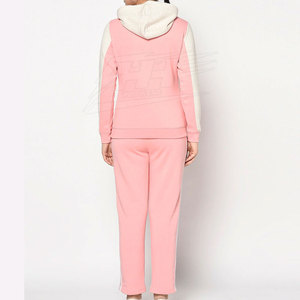 High Manufacturer Private Label Winter Solid Casual Sweating Women Tracksuits Customized Your Own Design 100% Cotton <b>2</b>-<b>Piece</b> - Product Image 4