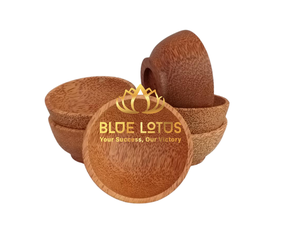 [VENTE CHAUDE] |   Bol en coquille de noix de coco, finition lisse, bol de service écologique, cuisine, nourriture, fruits, salade, riz, service, Vietnam - Product Image 2