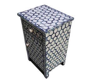 Elegant Modern Bone Inlay Console <b>Table</b> Handcrafted Adjustable Design Storage <b>for</b> Farmhouse Home Living Room Hotel Decor Sale - Product Image 1