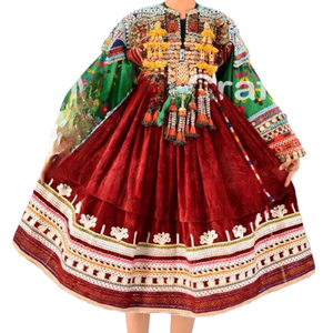 Robes modestes pour femmes, style afghan kuchi, pour mariages afghans, et tenues afghanes, américaines, canadiennes, australiennes, mode et culture afghanes - Product Image 5