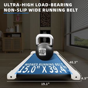 Tapis Roulant Silenzioso per Casa e Ufficio con Motore Brushless da 2.0 HP, Modalità Conto alla Rovescia, Ampia Area di Corsa, Capacità di Carico 100 kg - Product Image 5
