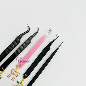 แหนบต่อขนตาที่มีคุณภาพยอดเยี่ยมพร้อมเสน่ห์ที่ถอดออกได้ในสไตล์ที่แตกต่างกันซึ่งดูทันสมัยมากในการขายส่ง - Product Image 5