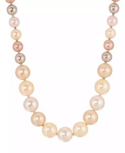 Collana di perle finte multicolori color argento |   2028 - Product Image 1